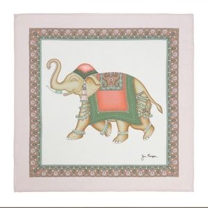 NEW Collectable Jim Thompson Traditional Silk Elephant Scarf